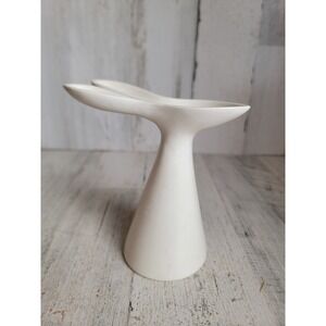 Perch! Miniature white rabbit ceramic vase Easter spring bunny home decor